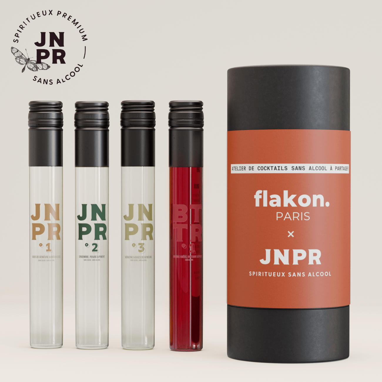 Spiritueux sans alcool JNPR  Flakon