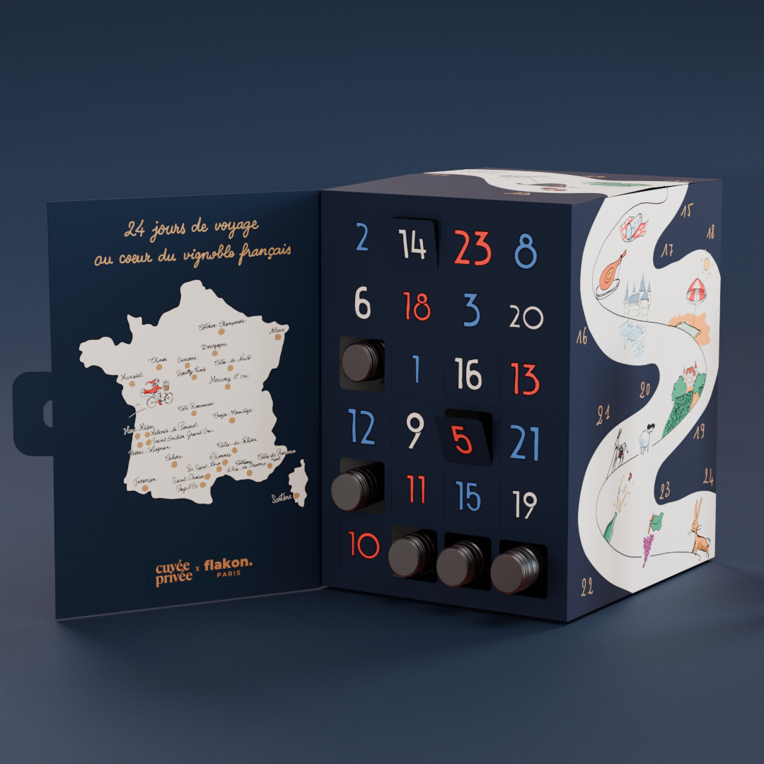 Calendrier de l'Avent Vin - 24 Vins de France