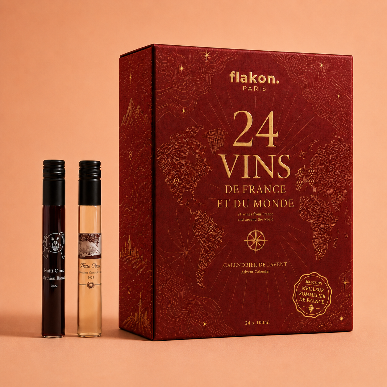 Calendrier de l'Avent - 24 Vins de France et du Monde