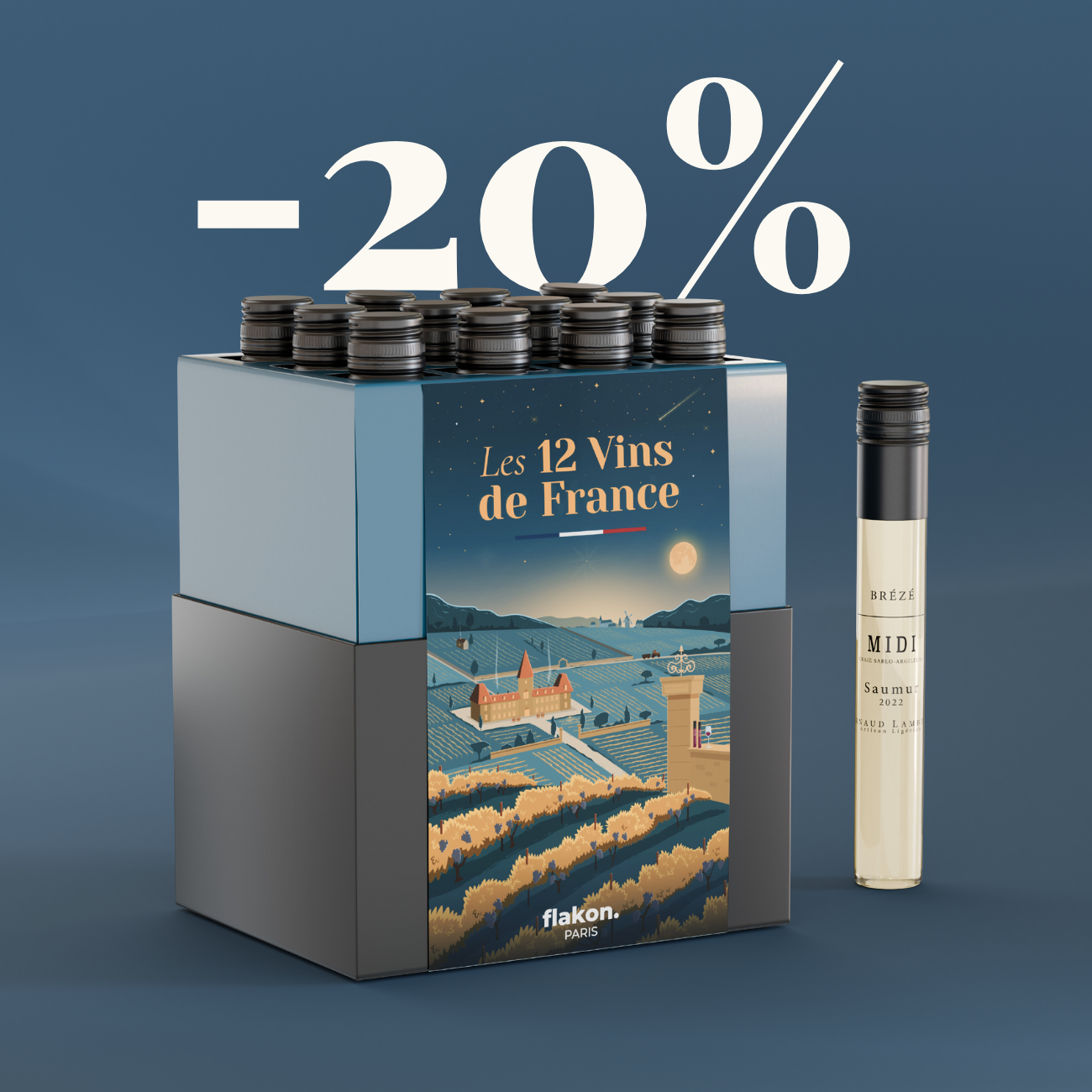 Calendrier de l'Avent Vin - 24 Vins de France et du Monde