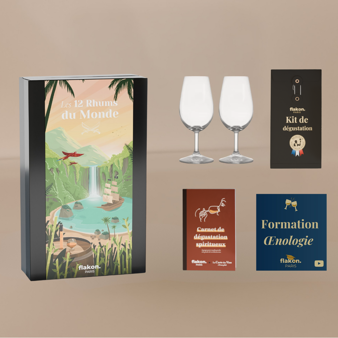 Expérience complète 12 rhums du monde