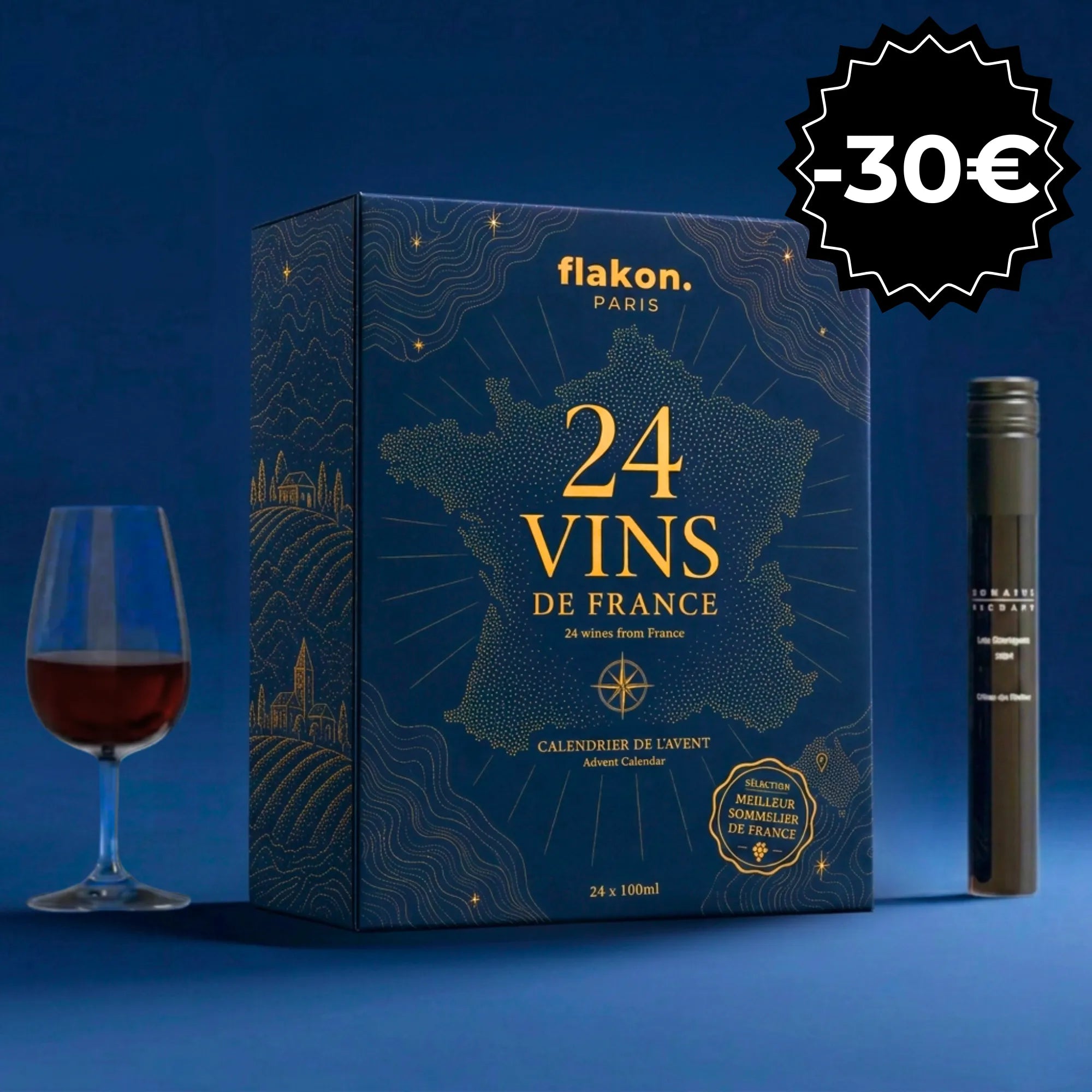 Calendrier de l'Avent Vin - 24 Vins de France