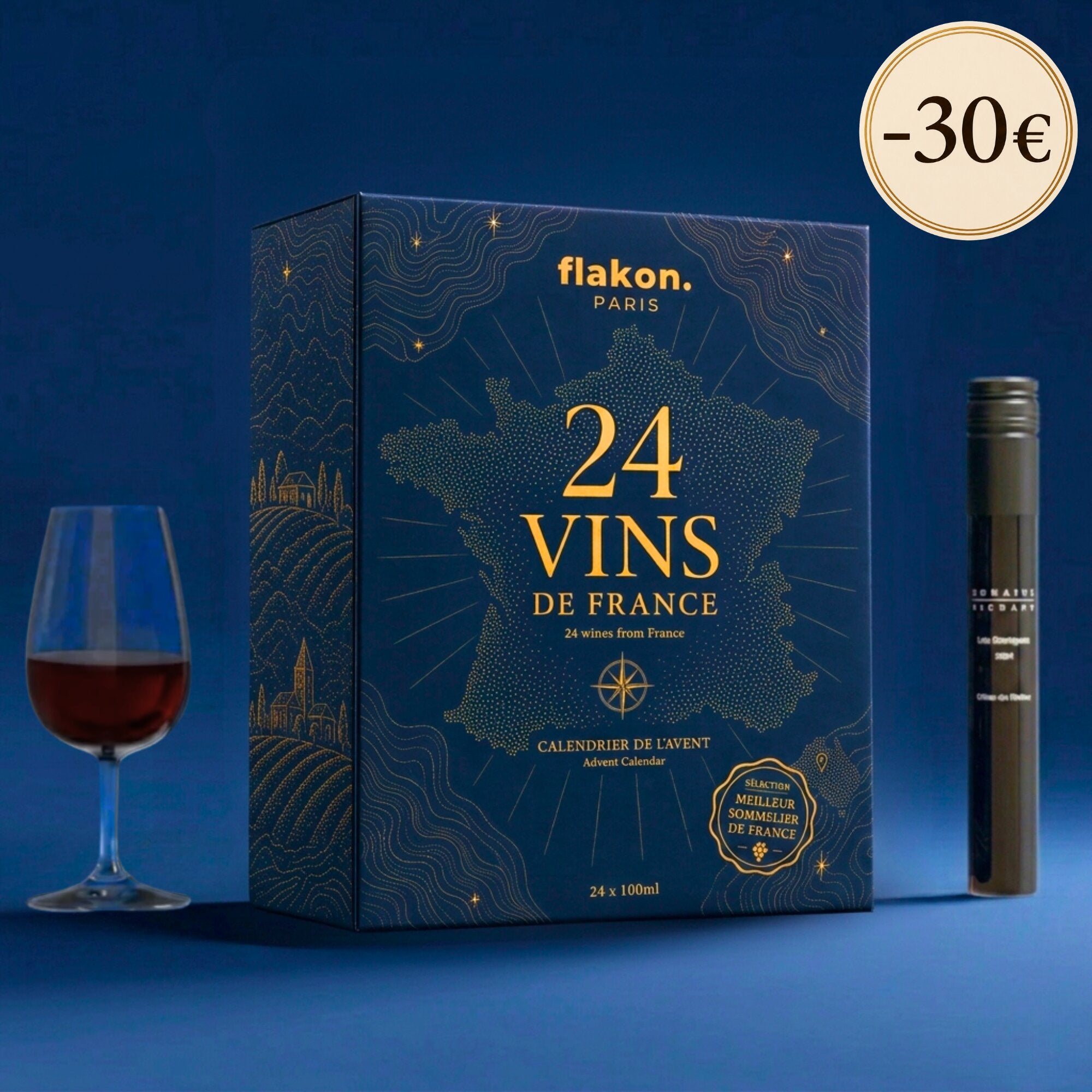 Calendrier de l'Avent Vin - 24 Vins de France