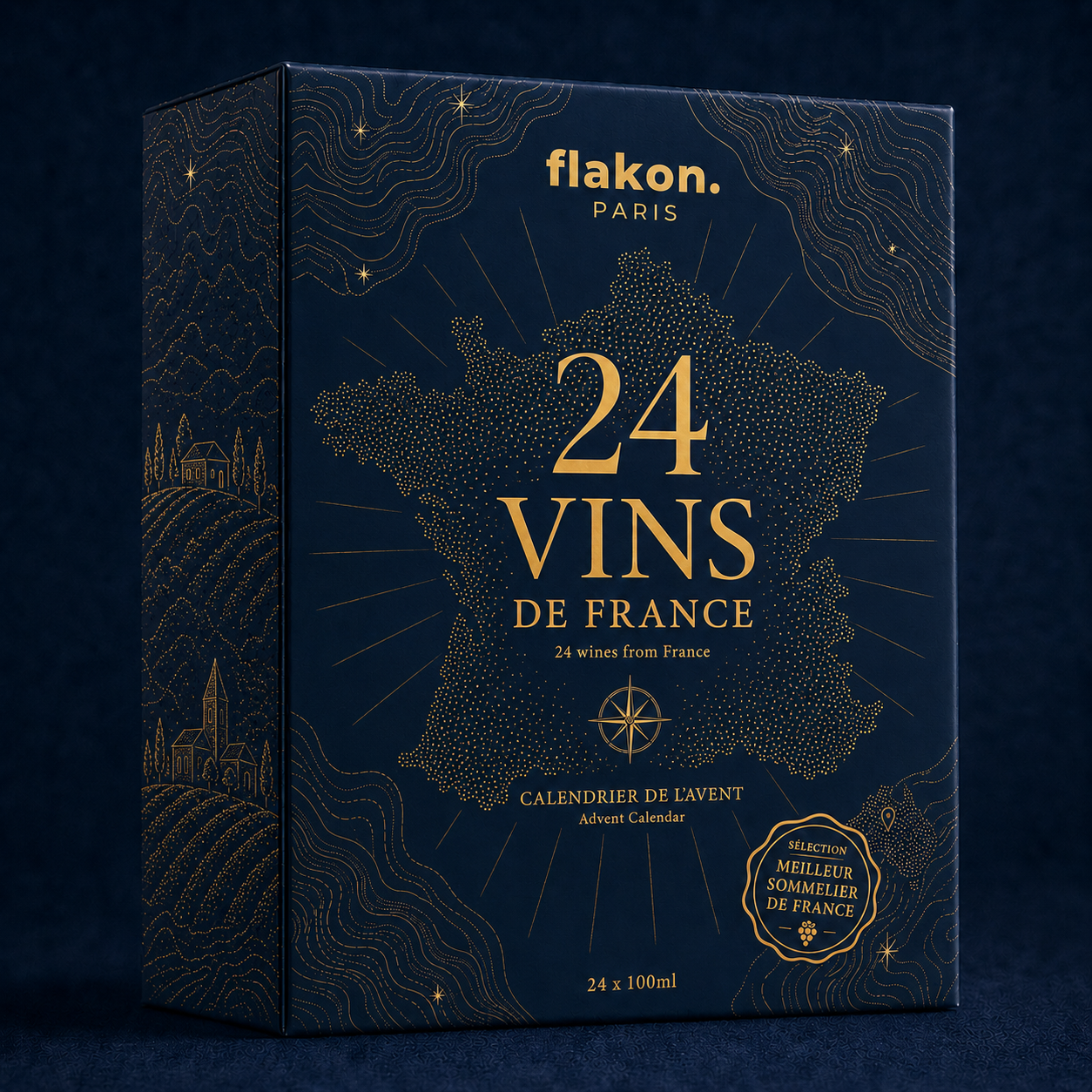 Calendrier de l'Avent Vin - 24 Vins de France