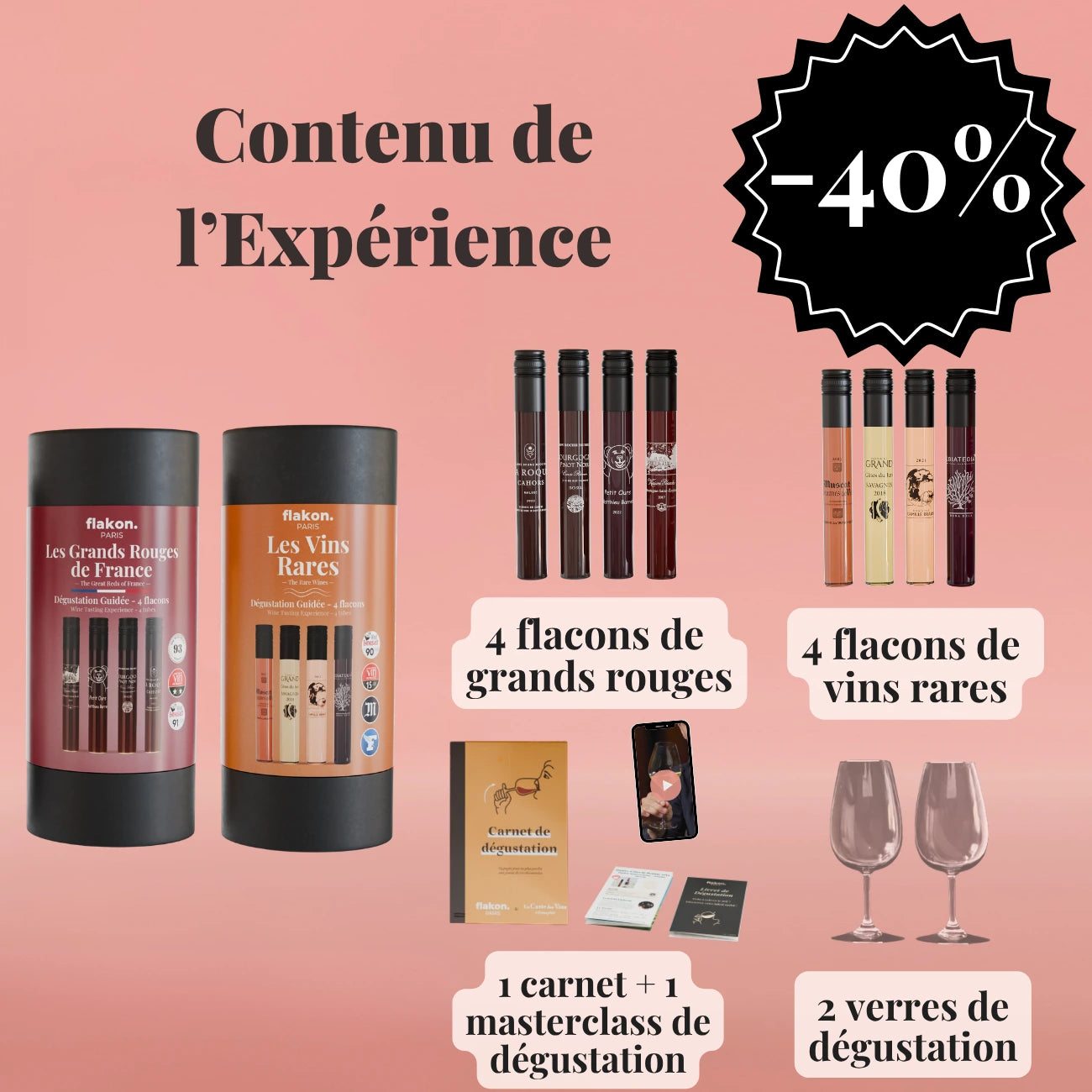 Expérience Vins rares & Grands rouges de France