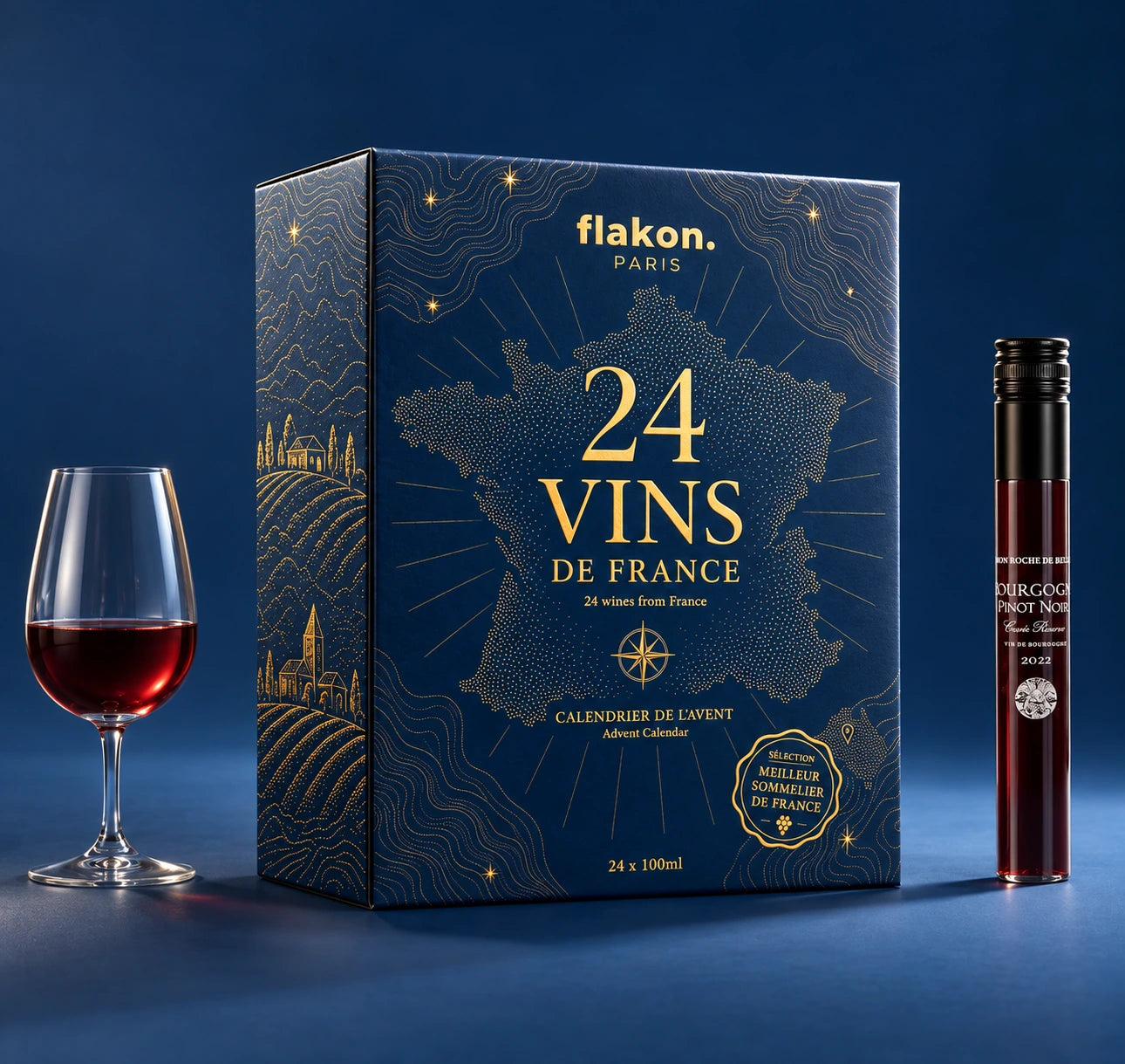 Calendrier de l'Avent Vin - 24 Vins de France