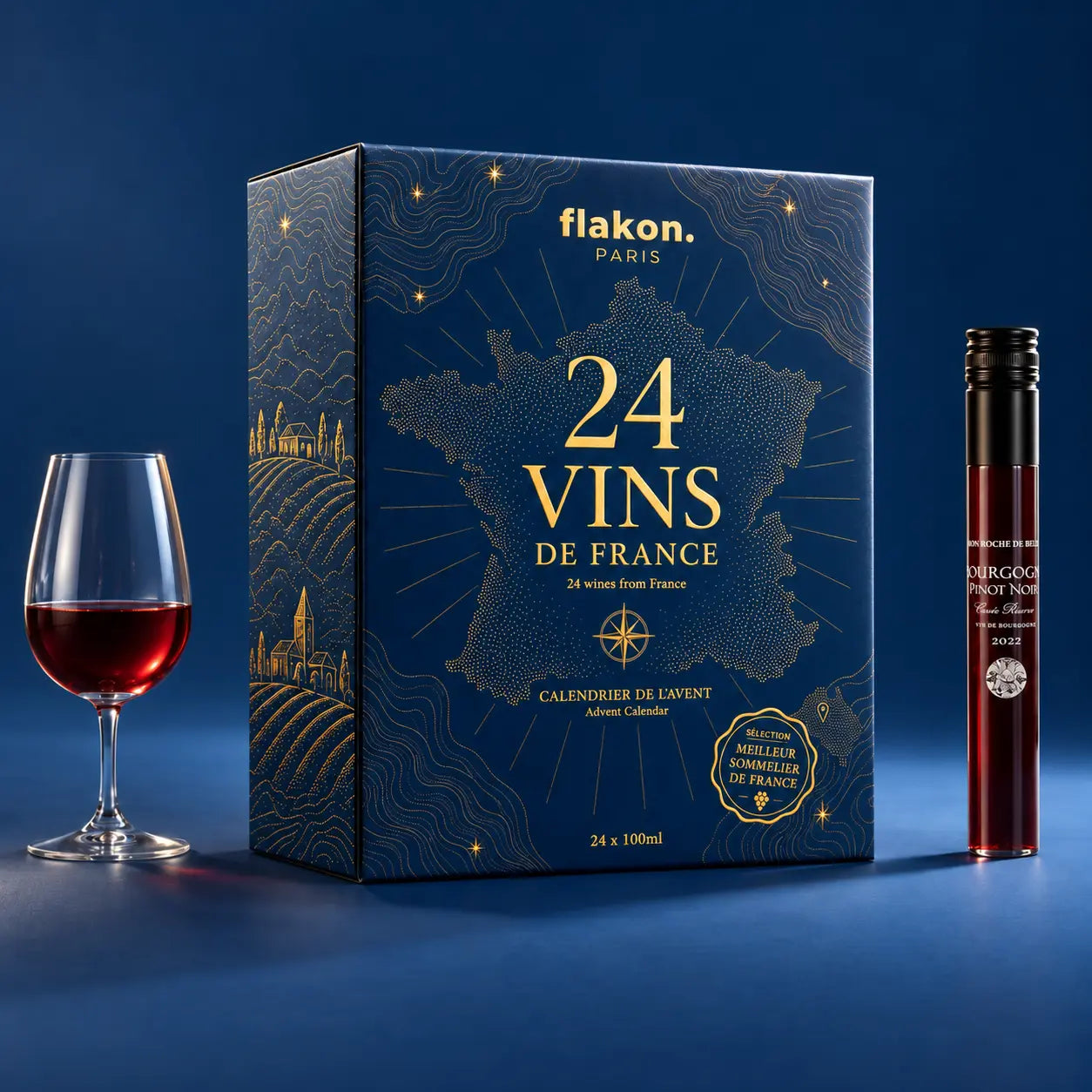 Calendrier de l'Avent - 24 Vins de France
