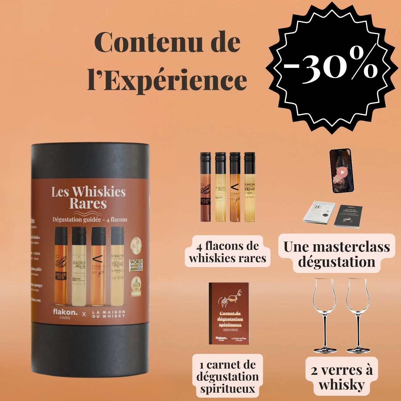 Expérience Whiskies Rares Duo